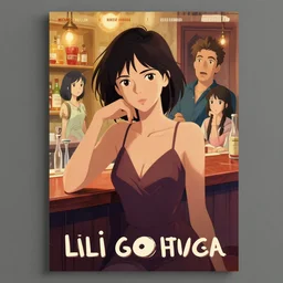 poster artwork by michael whelan and tomer hanuka, a portrait of a sensual delhi girl in a bar, clean, behance hd by lois van baarle, artgerm, helen huang, by makoto shinkai and ilya kuvshinov, rossdraws, illustration