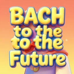 Bach to the Future (1985), trending in artstation, vibrant, 8k