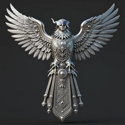 body outline with eagles wings regalia adornments rayshade hdr into infinity, axonometric fantasy intricate elegant, gods lush volumetric lighting 3 d modelling
