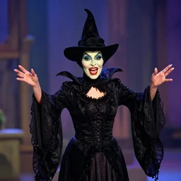 photo of michael eisner playing the wicked witch of the west in the wizard of oz