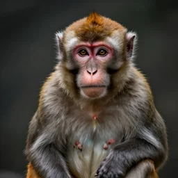 high quality portrait of a monkey, studio photograph, photograph, realistic photo, 8k photo, 4k photo, stock photo, high resolution, cinematic shot, high detail