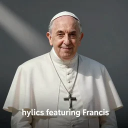 “ a screenshot of hylics featuring pope francis ”