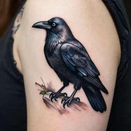 tattoo ideas, raven,