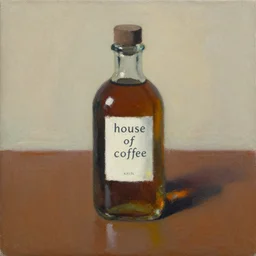 “house of coffee oil on canvas”