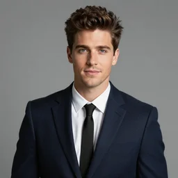 yearbook photo very handsome elegant manly chad