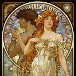 portrait by greg rutkowski and alphonse mucha, style of android jones and alena aenami, ancient rome, ornate, detailed, digital painting, artstation, smooth lighting, sharp focus, astral background