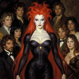 portrait of hellraiser cenobite in the style of wayne barlowe, gustav moreau, peter mohrbacher, bussiere, roberto ferri, santiago caruso, luis ricardo falero, austin osman spare