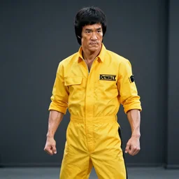 bruce lee yellow jumpsuit dewalt