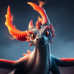 dragon portrait, artstation, pixar render, high quality, wings of fire