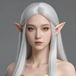 a beautiful and highly detailed digital portrait of a dignified elf with long blue windswept hair in a rose gold breastplate by artgerm, karol bak, and lu ji, centered, artsation contest winner, cgsociety, fantasy art, cryengine, concept art, photorealism, daz 3 d, sketchfab, zbrush, vray