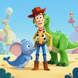 🐘🐋🦖 in toy story