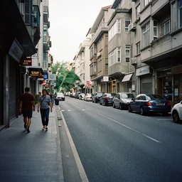 photo of a street, photographic