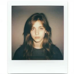 dusty polaroid of young kathy acker