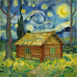 [ a log cabin in the forest ] [ van gogh ] [ edward gorey ]