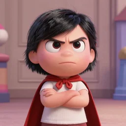 a still of angry Edna Mode wearing a cape, Pixar (2018)