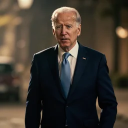 joe biden as frank from the irishman movie still, cinematic lighting, ray tracing, octane render, long lens, shallow depth of field, bokeh, anamorphic lens flare, 8 k, hyper detailed, 3 5 mm film grain