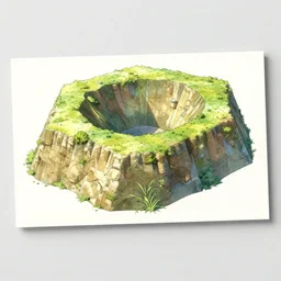 erode, vertex, modeling, subdimensional, convex, terragen, storybook illustration, bussiness card, crosshatch, vfx, glsl shaders, by makoto shinkai, rossdraws global illumination