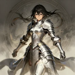 female warrior, passion, bravery, intricate armour costumes, light and shadow effects, intricate, digital painting, art station, concept art, smooth, sharp focus, morandi color scheme, central composition, illustration, art by makoto shinkai and lois van baarle