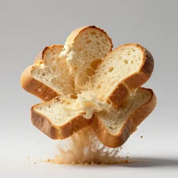 exploding bread, bread explosion, the bread has exploded