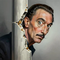 broken column painting by dali, clip guided diffusion, ultradetailed, artstation, 4 k