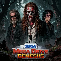 Sega Mega Drive Genesis game by Rob Zombie, Ed Big Daddy Roth, Junji Ito