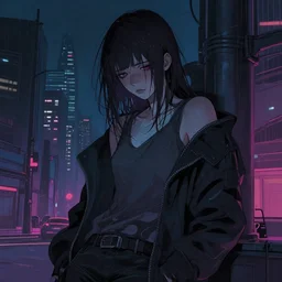Cyberpunk sad, Simon Stålenhag, 4k digital art