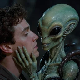 queen alien from alien ( 1 9 7 9 film ) attached to someone's face hyperdetailed, artstation, cgsociety, 8 k