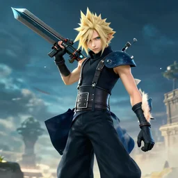 cloud strife, final fantasy 7, ultima weapon