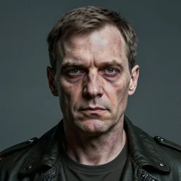 Portrait by H.R.Giger of Alexei Navalny abomination, photo-realistic, 2K, highly detailed