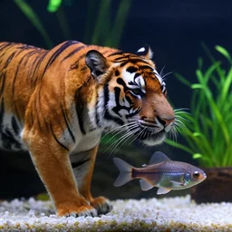 tiger oscar dovii cichlid