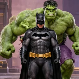 ben affleck batman as hulk, marvel movie