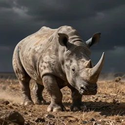 rhinoceros in pants