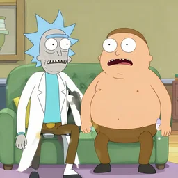 rick and morty meet fat chuck