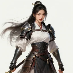 realistic beautiful gorgeous natural cute fantasy badass epic warrior girl art drawn full HD 4K highest quality in artstyle by professional artists WLOP, Taejune Kim, yan gisuka, JeonSeok Lee, artgerm, Ross draws, Zeronis, Chengwei Pan on Artstation