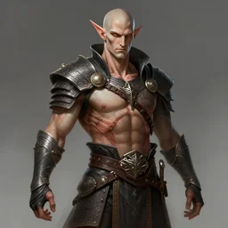 a handsome drow warrior, accurate anatomy, only two hands, highly detailed, digital painting, artstation, concept art, smooth, sharp focus, illustration, unreal engine 5, 8 k, art by artgerm and greg rutkowski and alphonse mucha