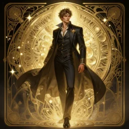 clear portrait of a lonely attractive men, hyper detailed, character concept, full body, dynamic pose, glowing lights!! intricate, elegant, highly detailed, digital painting, artstation, concept art, smooth, sharp focus, illustration, art by artgerm and greg rutkowski and alphonse mucha