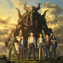 cthulhu proudly posing for a portrait, greg rutkowski, rhads, ferdinand knab, makoto shinkai lois van baarle, ilya kuvshinov, rossdraws, tom bagshaw, global illumination, intricate, detailed, atmospheric lighting, golden hour