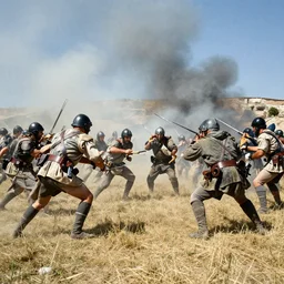 battle of batyam colorized