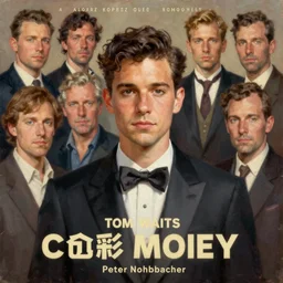 poster portrait of young tom waits in the color of money ( 1 9 8 6 ). oil painting elegant, highly detailed, centered, digital painting, artstation, concept art, smooth, sharp focus, illustration, artgerm, tomasz alen kopera, peter mohrbacher, donato giancola, joseph christian leyendecker drew struzan