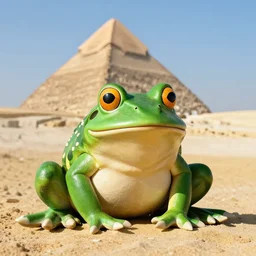 luxor zuma frog, photography