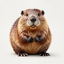 symmetry!! portrait of a beaver, intricate, elegant, highly detailed, digital painting, artstation, concept art, smooth, sharp focus, illustration, art by artgerm and greg rutkowski and alphonse mucha