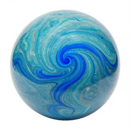 wobbling sphere, central composition aqua and bright blue paint liquid or marble effect. multicolored mesh texture for marine decor. cold palette abstraction. fantastic color drips surface of digital suminagashi, clear background