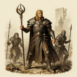 dungeons and dragons illustration vintage highly detailed