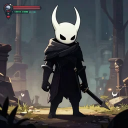 a screenshot of the hollow knight.