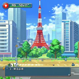 screenshot of classic jrpg that takes place in tokyo