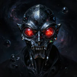 cosmic black hole black crystal nebula mf doom reptile eyes, glowing cosmic skin, centered, digital painting, artstation, concept art, smooth, sharp focus, illustration, artgerm, tomasz alen kopera, peter mohrbacher, donato giancola, joseph christian leyendecker, wlop, frank frazetta