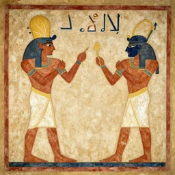 sumerian mural of tetragrammaton