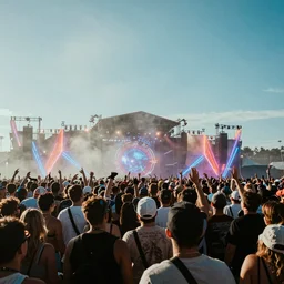 a rave in the distant future