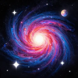 the universe, epic retrowave art, trending onnart station