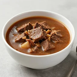 a bowl of patrick stewart beef stew